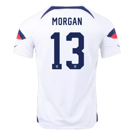 USA Jersey Custom MORGAN #13 Soccer Jersey Home 2022 - bestsoccerstore