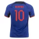 Netherlands Away Soccer Jersey Custom MEMPHIS #10 World Cup Jersey 2022 - bestsoccerstore