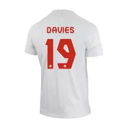 Canada Away Soccer Jersey Custom DAVIES #19 World Cup Jersey 2022 - bestsoccerstore