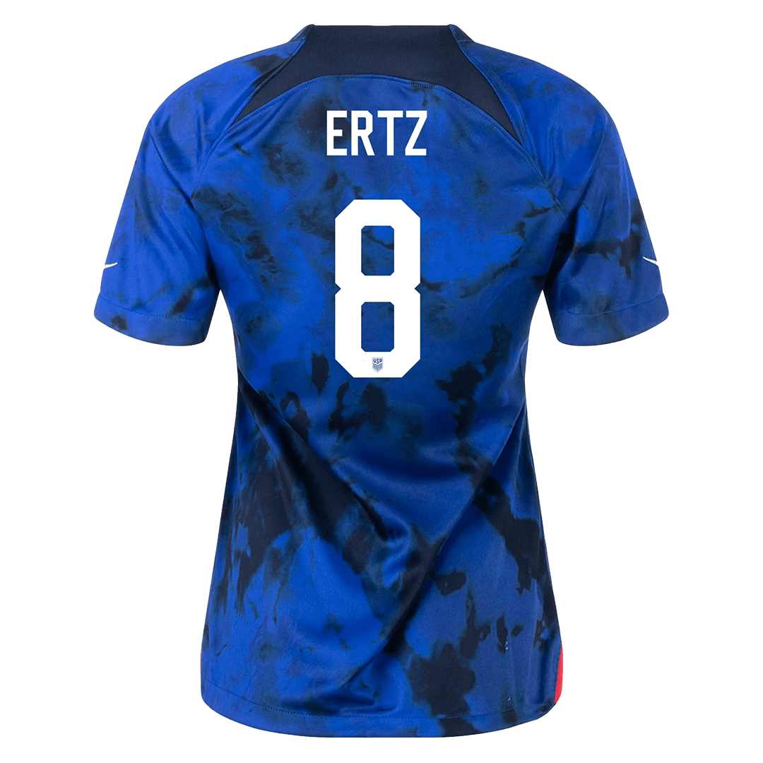 USA Away Soccer Jersey Custom ERTZ 8 World Cup Jersey 2022