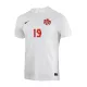 Canada Away Soccer Jersey Custom DAVIES #19 World Cup Jersey 2022 - bestsoccerstore