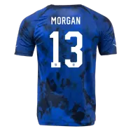 USA Away Soccer Jersey Custom MORGAN #13 World Cup Jersey 2022 - bestsoccerstore