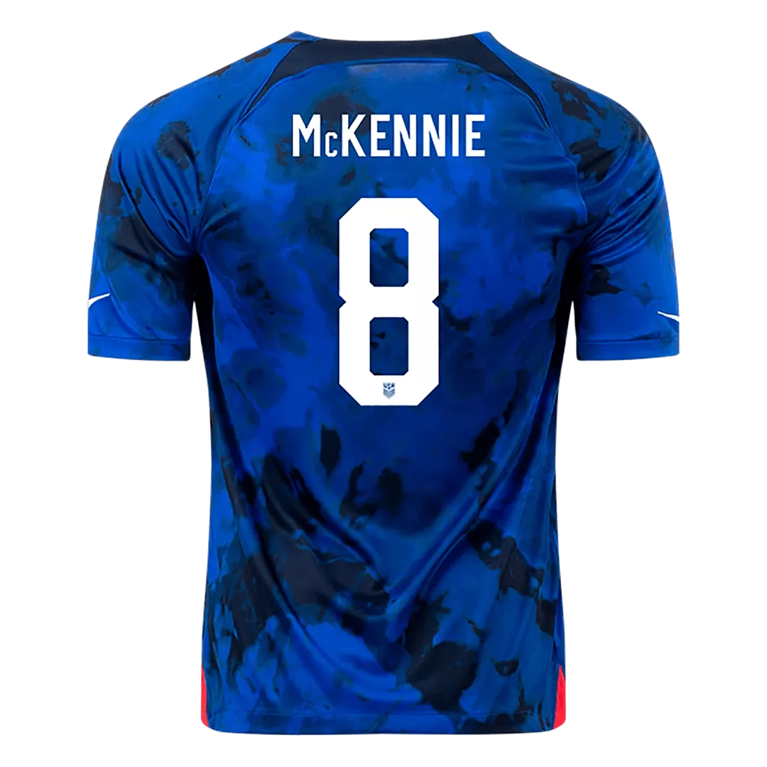 USA Jersey Custom McKENNIE #8 Soccer Jersey Away 2022 - bestsoccerstore