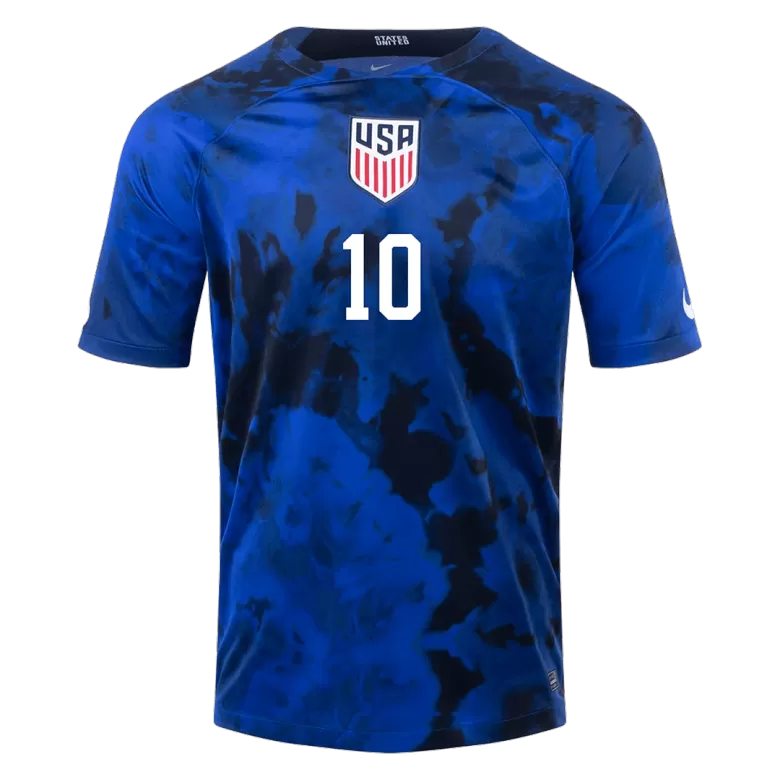 : Pulisic #10 USA Home Men's World Cup Soccer Jersey 22