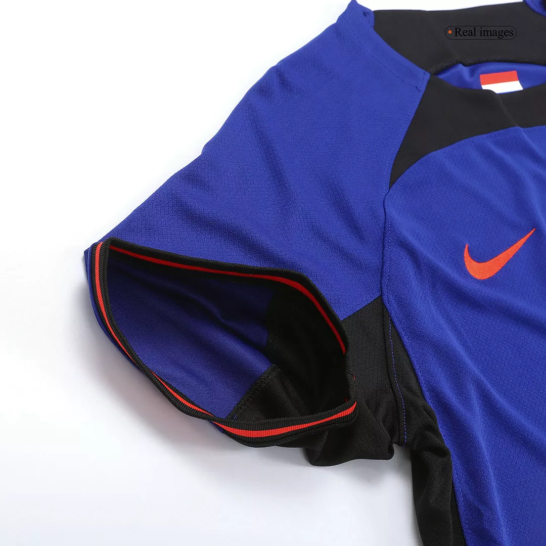 Netherlands Away Soccer Jersey Custom VIRGIL #4 World Cup Jersey 2022 - bestsoccerstore