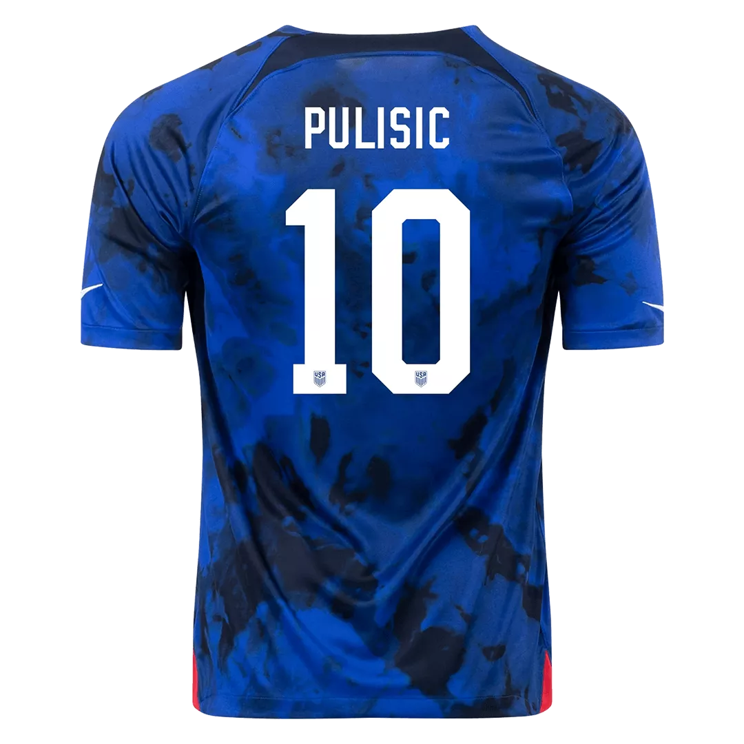 USA Jersey Custom PULISIC #10 Soccer Jersey Away 2022 - bestsoccerstore