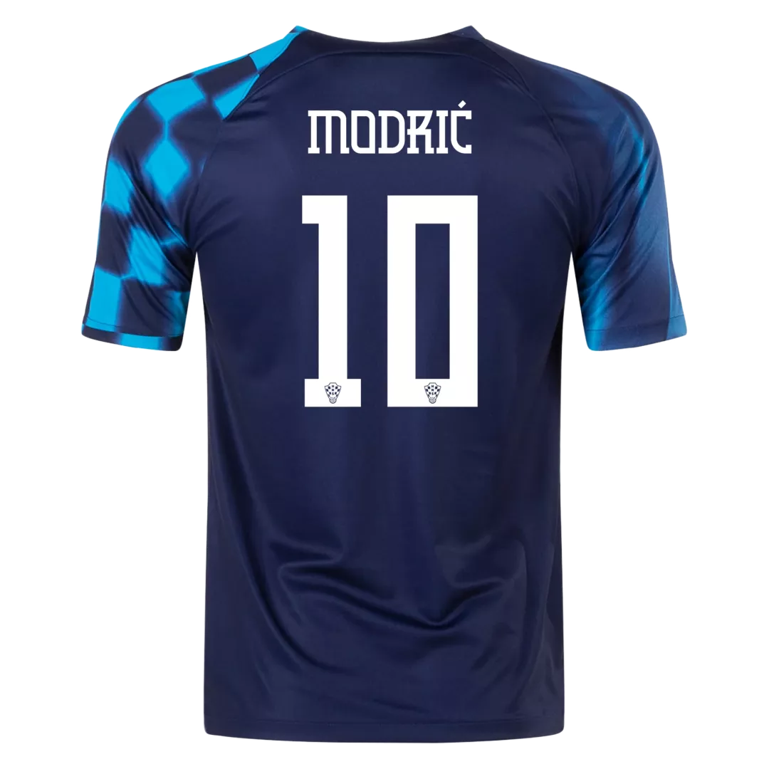 Croatia Away Soccer Jersey Custom MODRIĆ #10 World Cup Jersey 2022 - bestsoccerstore