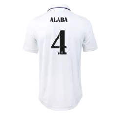 Real Madrid Jersey ALABA #4 Custom Home Soccer Jersey 2022/23 - bestsoccerstore