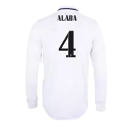 Real Madrid Jersey ALABA #4 Custom Home Soccer Jersey 2022/23 - bestsoccerstore