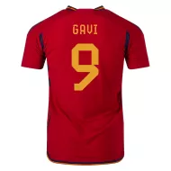 Spain Home Soccer Jersey GAVI #9 Custom World Cup Jersey 2022 - bestsoccerstore