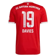 Bayern Munich Jersey Custom DAVIES #19 Soccer Jersey Home 2022/23 - bestsoccerstore