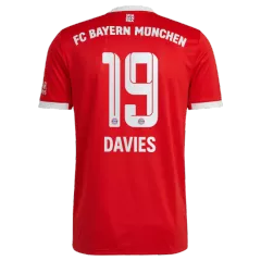 Bayern Munich Jersey Custom DAVIES #19 Soccer Jersey Home 2022/23 - bestsoccerstore