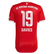 Bayern Munich Jersey DAVIES #19 Custom Home Soccer Jersey 2022/23 - bestsoccerstore