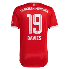 Bayern Munich Jersey DAVIES #19 Custom Home Soccer Jersey 2022/23 - bestsoccerstore