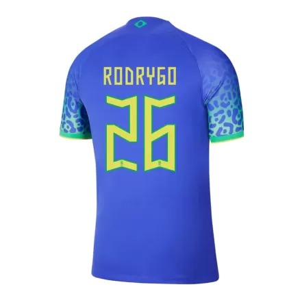 Brazil Jersey Custom RODRYGO #26 Soccer Jersey Away 2022 - bestsoccerstore