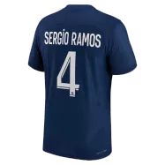 PSG Jersey SERGIO RAMOS #4 Custom Home Soccer Jersey 2022/23 - bestsoccerstore