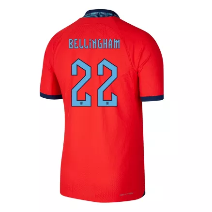 England Jersey BELLINGHAM #22 Custom Away Soccer Jersey 2022 - bestsoccerstore