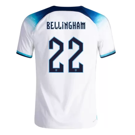England Jersey BELLINGHAM #22 Custom Home Soccer Jersey 2022 - bestsoccerstore