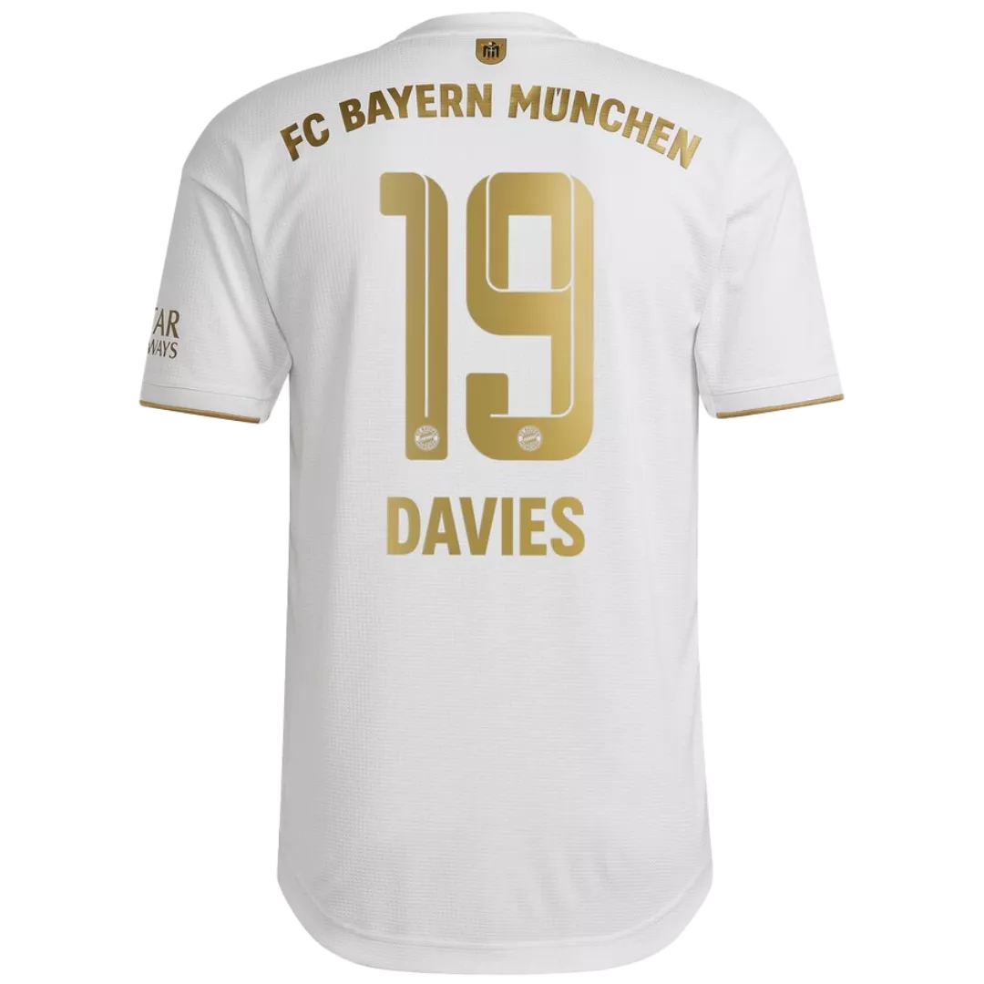 Bayern Munich Jersey DAVIES #19 Custom Away Soccer Jersey 2022/23 - bestsoccerstore