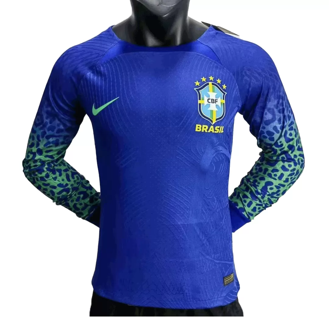 Brazil Away Soccer Jersey Custom World Cup Jersey 2022