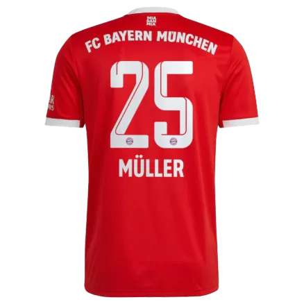 Bayern Munich Jersey Custom MÜLLER #25 Soccer Jersey Home 2022/23 - bestsoccerstore