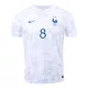 France Away Soccer Jersey Custom TCHOUAMENI #8 World Cup Jersey 2022 - bestsoccerstore