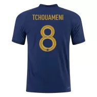 France Home Soccer Jersey TCHOUAMENI #8 Custom World Cup Jersey 2022 - bestsoccerstore