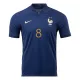 France Home Soccer Jersey Custom TCHOUAMENI #8 World Cup Jersey 2022 - bestsoccerstore