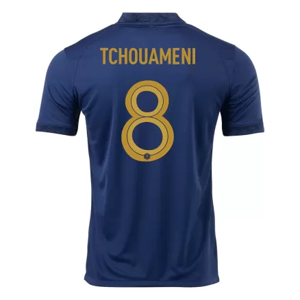 France Jersey Custom TCHOUAMENI #8 Soccer Jersey Home 2022 - bestsoccerstore