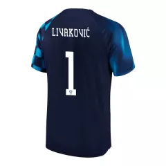 Croatia Away Soccer Jersey Custom LIVAKOVIĆ #1 World Cup Jersey 2022 - bestsoccerstore