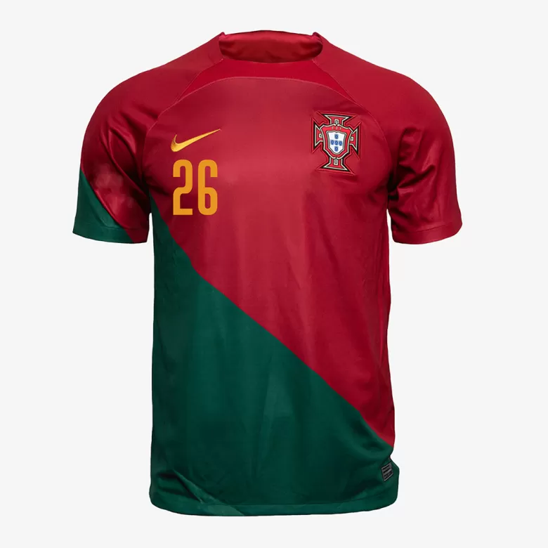 G.RAMOS #26 Portugal Home Soccer Jersey Custom World Cup Jersey 2022 - bestsoccerstore