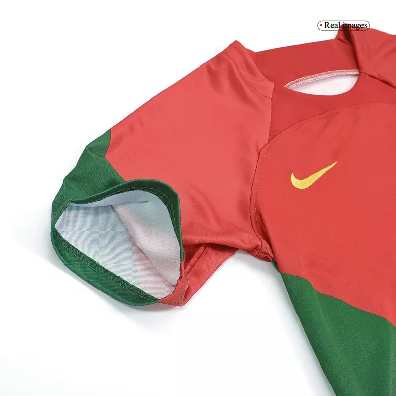 Kid's Portugal Jersey Custom Home Soccer Soccer Kits 2022/23 - bestsoccerstore