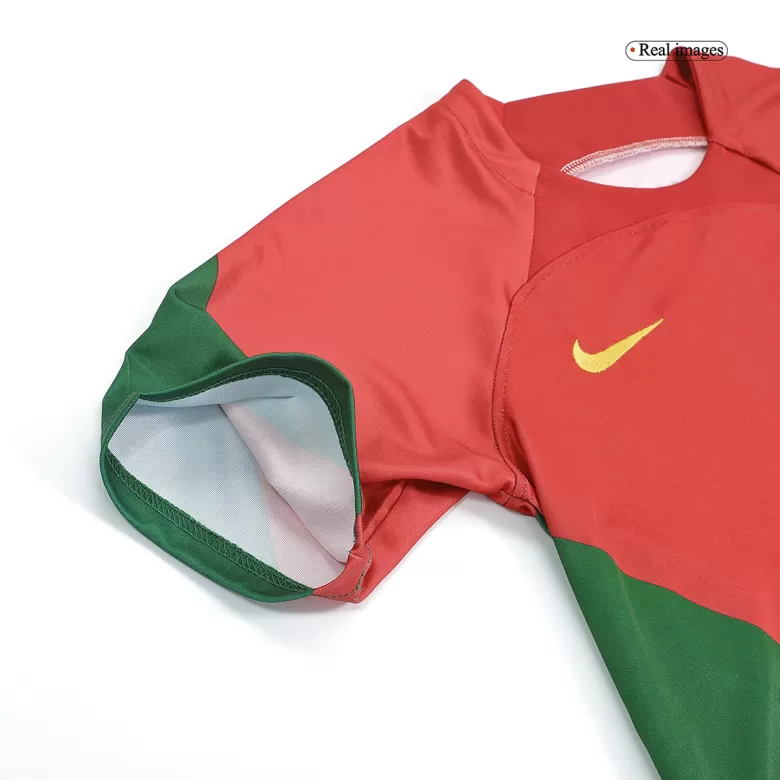 Kid's Portugal RONALDO #7 Custom Home Soccer Kits 2022/23 - bestsoccerstore