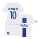 Kid's PSG Jersey NEYMAR JR #10 Custom Third Away Soccer Soccer Kits 2022/23 - bestsoccerstore