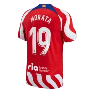 Atletico Madrid Jersey Custom MORATA #19 Soccer Jersey Home 2022/23 - bestsoccerstore