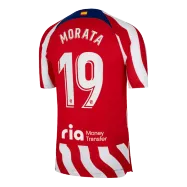 Atletico Madrid Jersey MORATA #19 Custom Home Soccer Jersey 2022/23 - bestsoccerstore