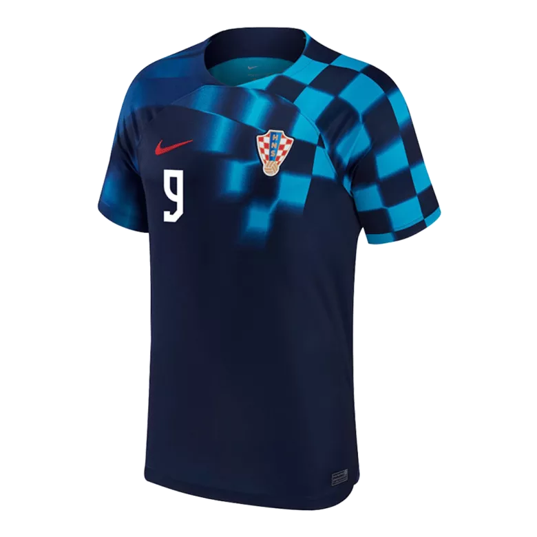 KRAMARIĆ #9 Croatia Soccer Jersey Away Custom Shirt 2022 - bestsoccerstore