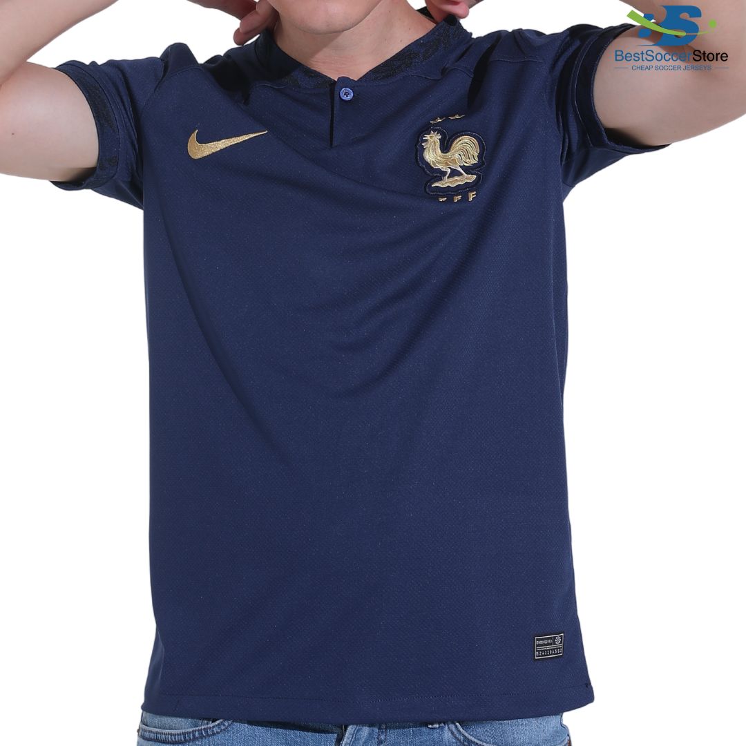 France Jersey Custom Away Soccer Jersey 2022