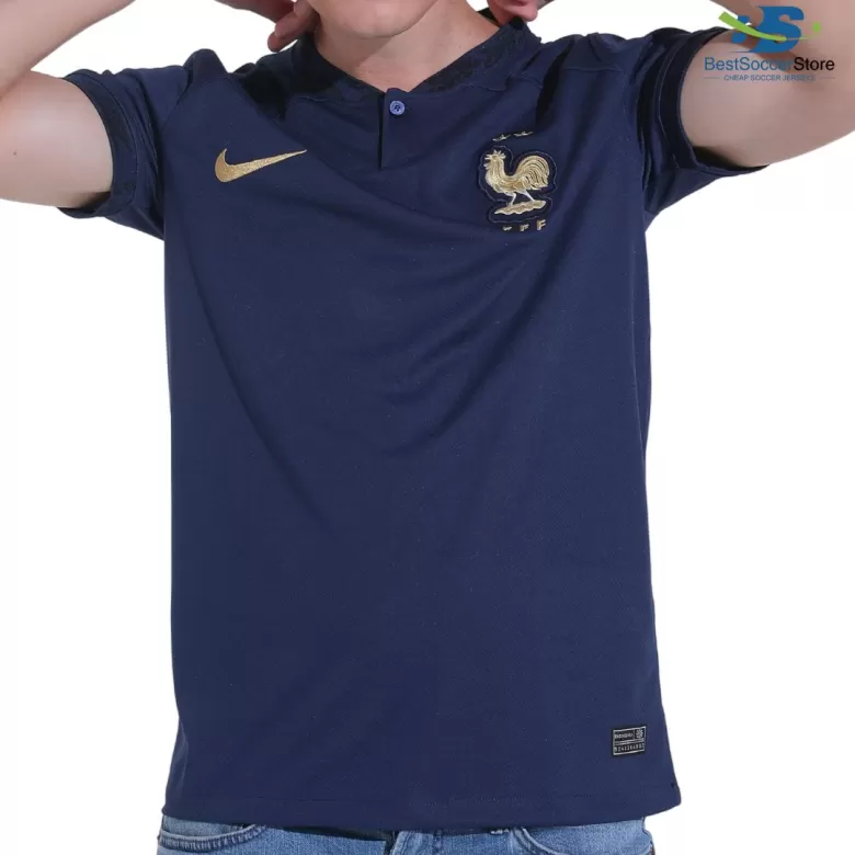 France Jersey Custom Home Soccer Jersey 2022 - bestsoccerstore