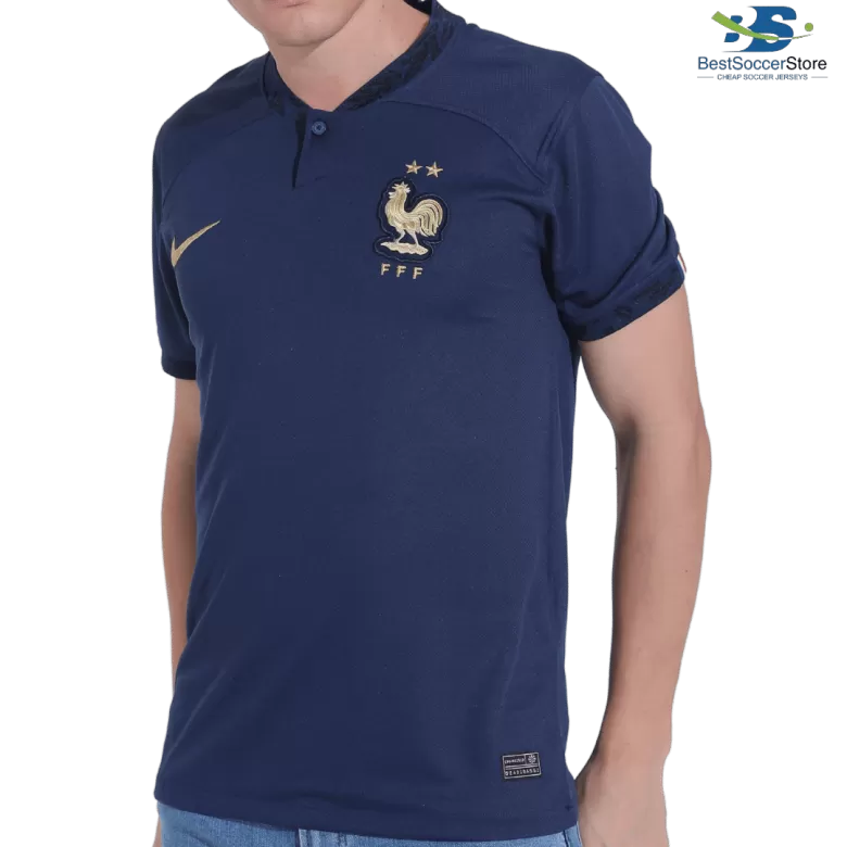 France Jersey Custom Home Soccer Jersey 2022 - bestsoccerstore