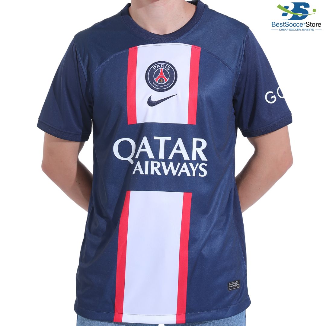 PSG Jersey Custom SERGIO RAMOS #4 Soccer Jersey Home 2022