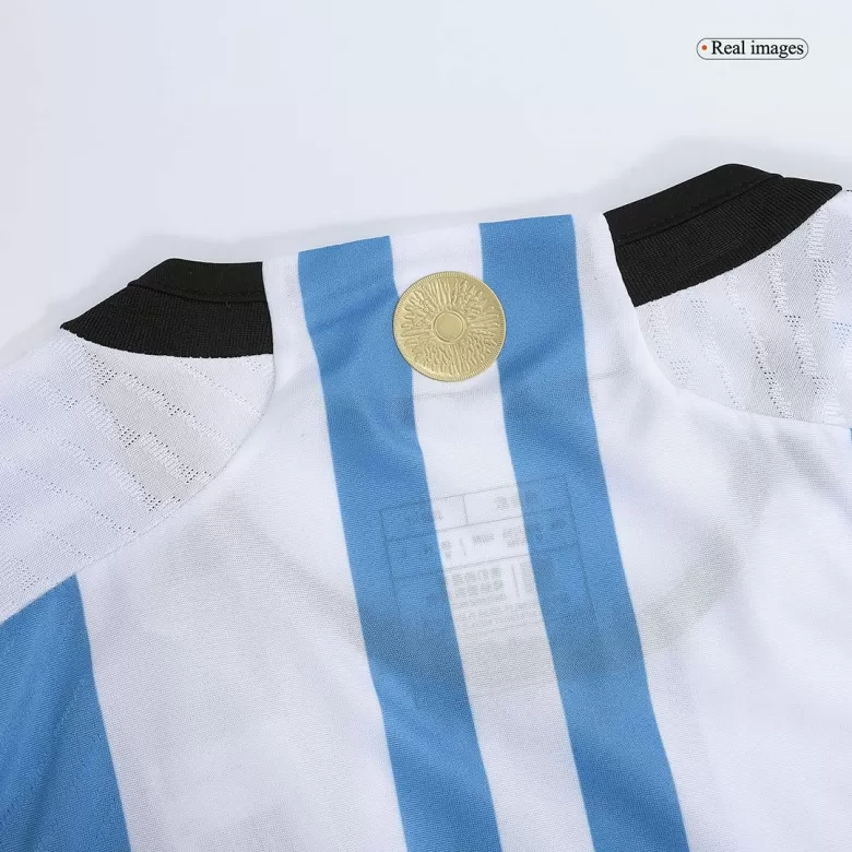 Authentic RULLI #12 Soccer Jersey Argentina Home Shirt 2022 - bestsoccerstore