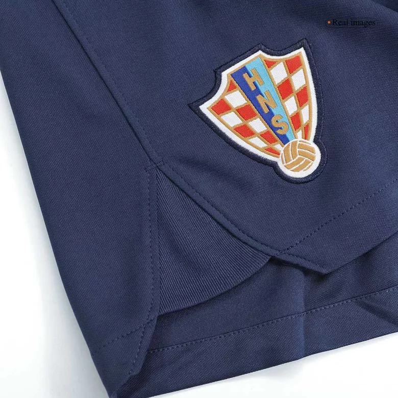 Croatia Soccer Shorts Custom Away 2022 - bestsoccerstore