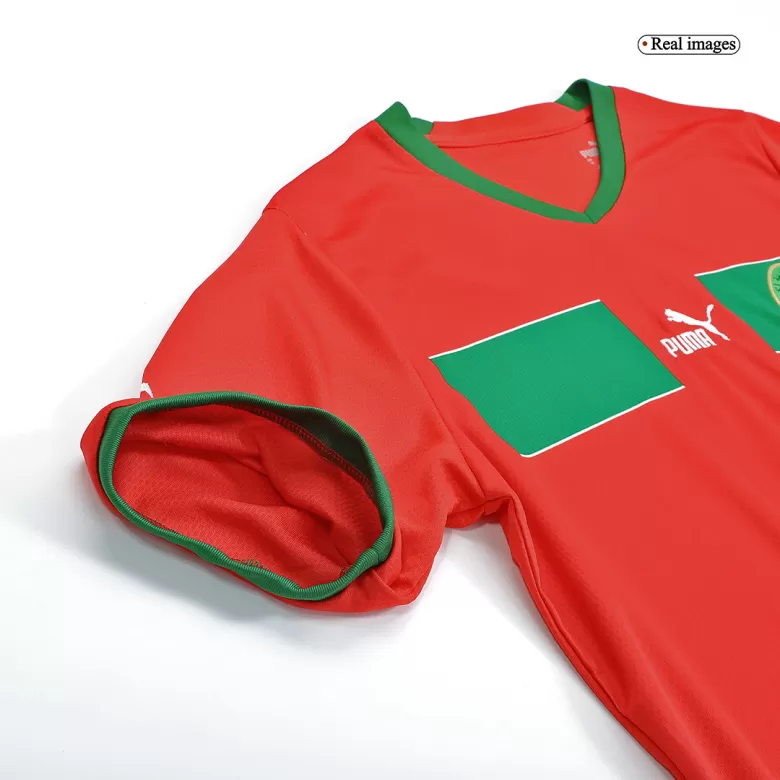 HAKIMI #2 Morocco Home Soccer Jersey Custom World Cup Jersey 2022