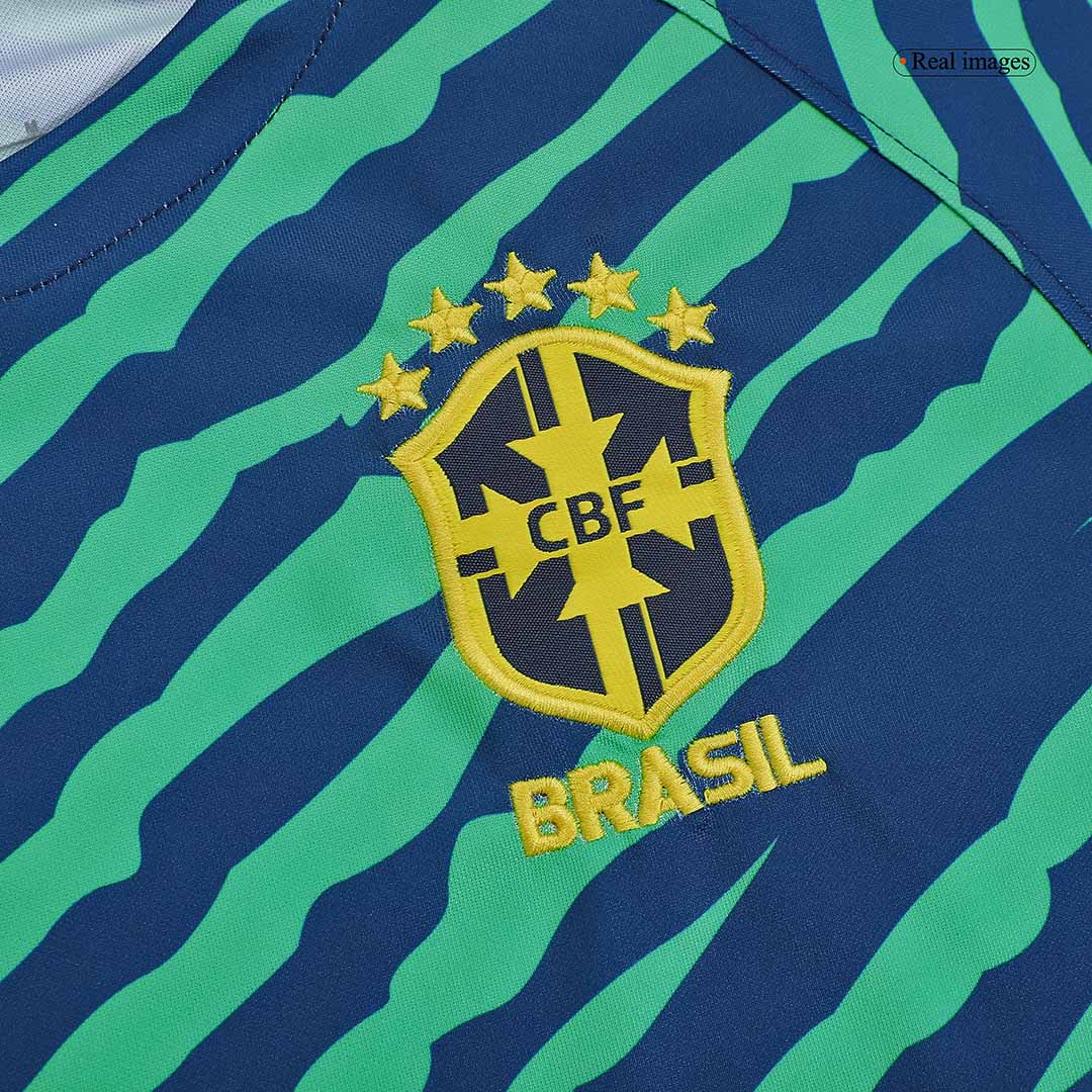 Brazil Jersey Pre-Match Soccer Jersey 2022