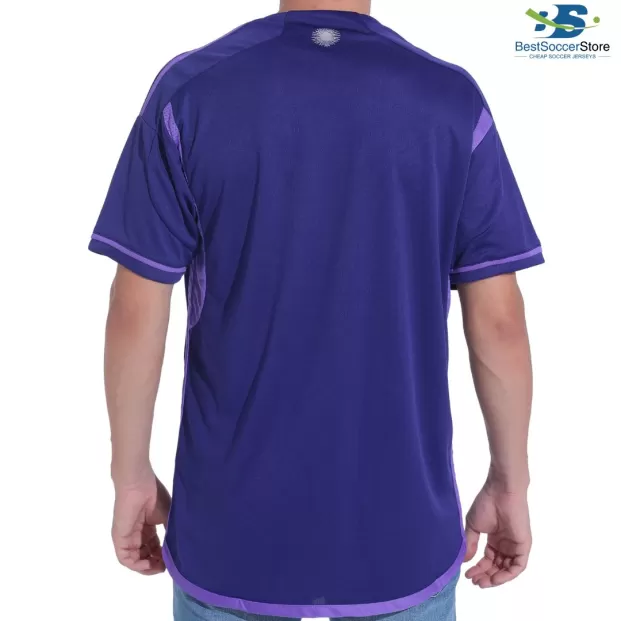 Custom Football Jersey Replica Football Fan Jersey Purple 