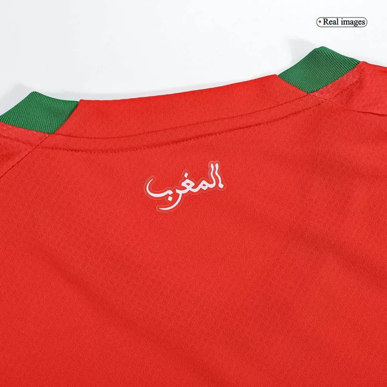 HAKIMI #2 Morocco Home Soccer Jersey Custom World Cup Jersey 2022