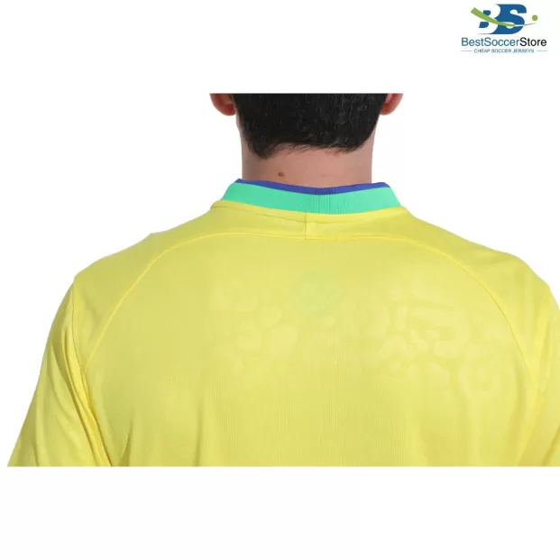 Brazil Jersey Custom Soccer Jersey Home 2021