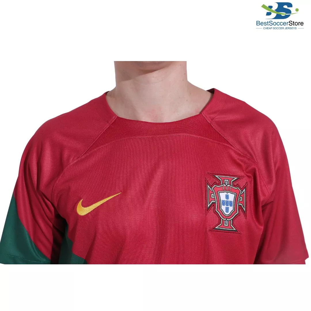 Portugal Home Soccer Jersey Custom RONALDO #7 World Cup Jersey 2022 - bestsoccerstore