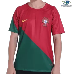 Portugal Jersey Custom Soccer Jersey Home 2022 - bestsoccerstore
